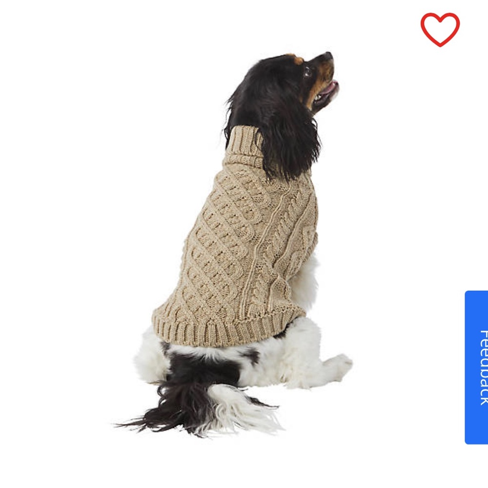 Turtleneck L Dog Sweater/New